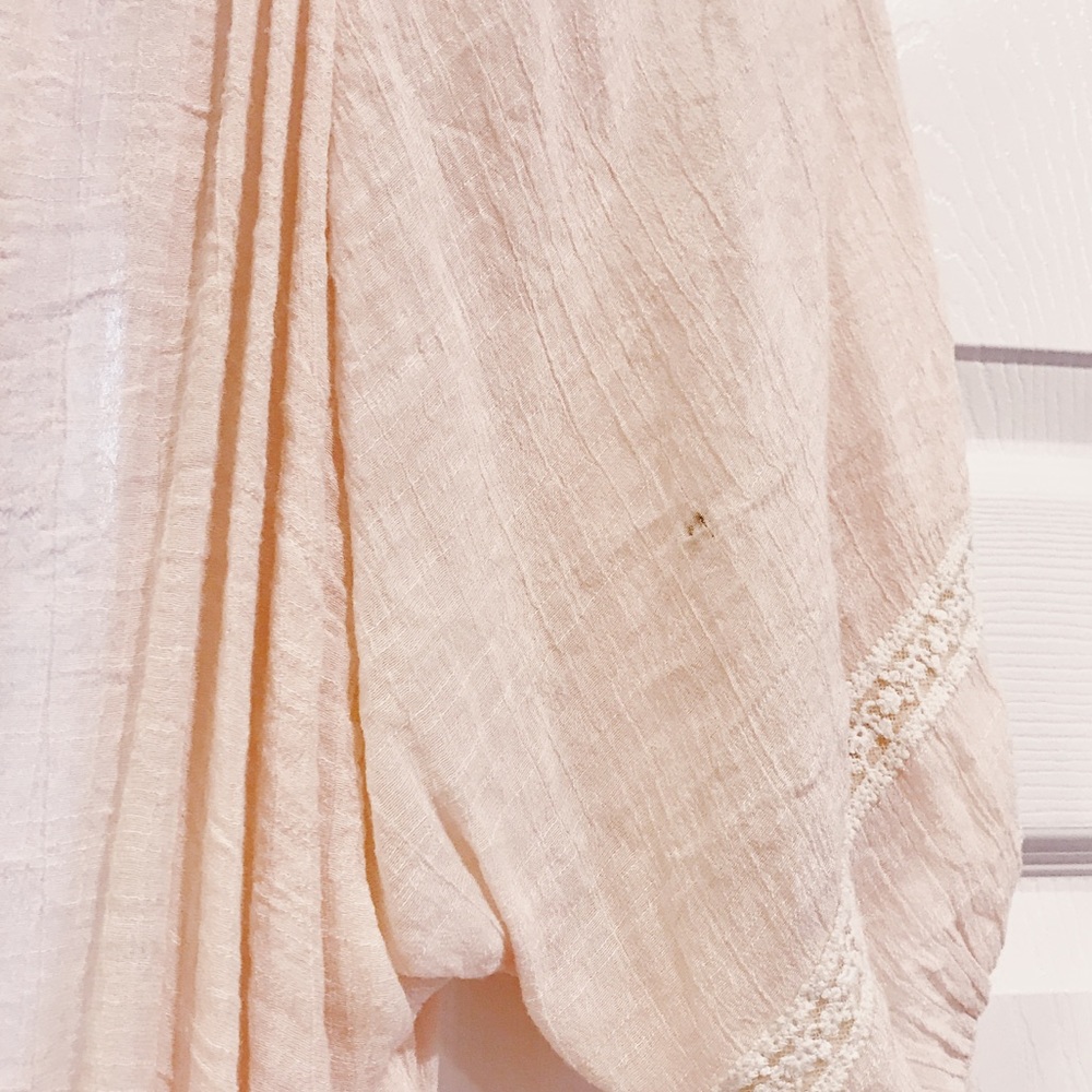 Blu Pepper Nude Button Down Blouse - image 5